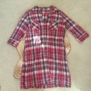 {Donated} 🛎💓3/$30 Plaid Shirt Dress